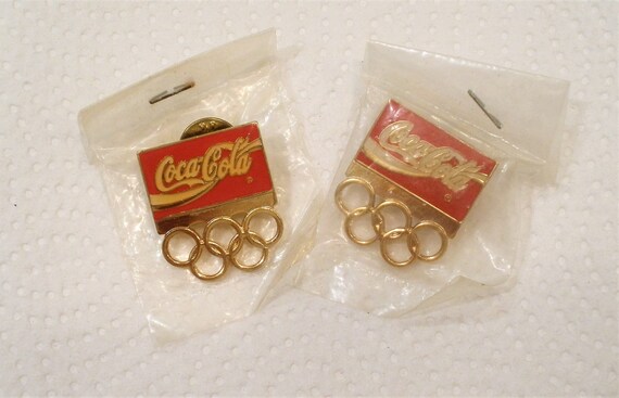 2 Vintage Olympic Pin Backs / 1992 Barcelona Olym… - image 1