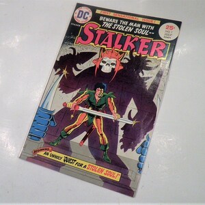 DC Comic Books / Ist Issue STALKER / Beware the Man with a Stolen Soul / Condition Near Mint / Issued July 1975 / Collectible / Gift  Item