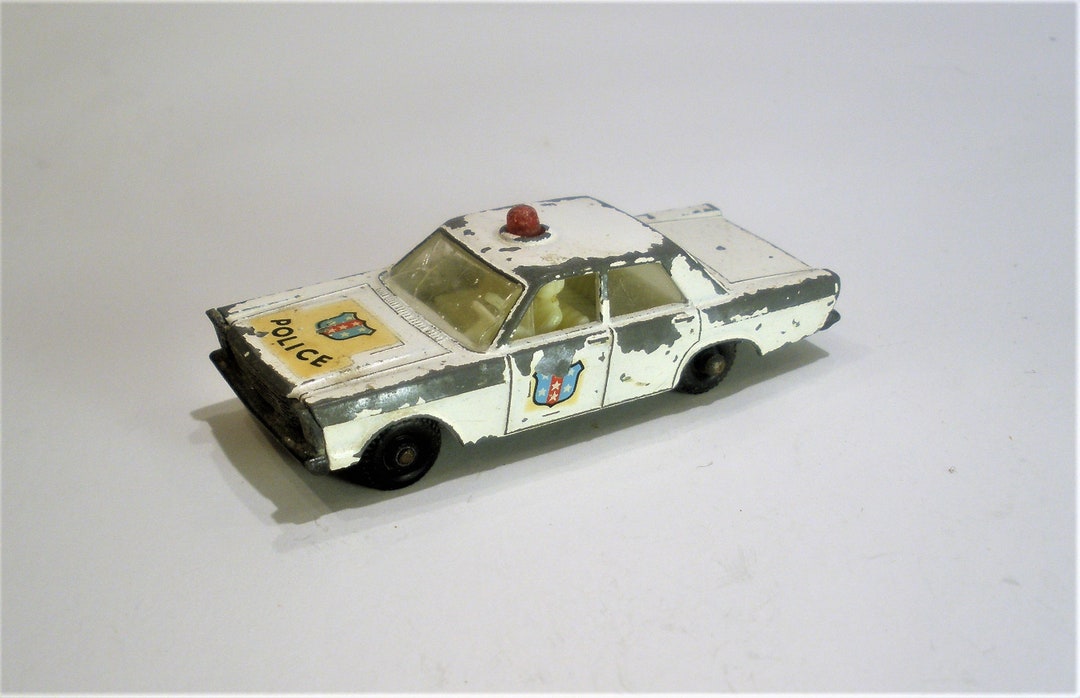 Vintage Matchbox Police Car / Series 55C2 Ford Galaxie / Made in