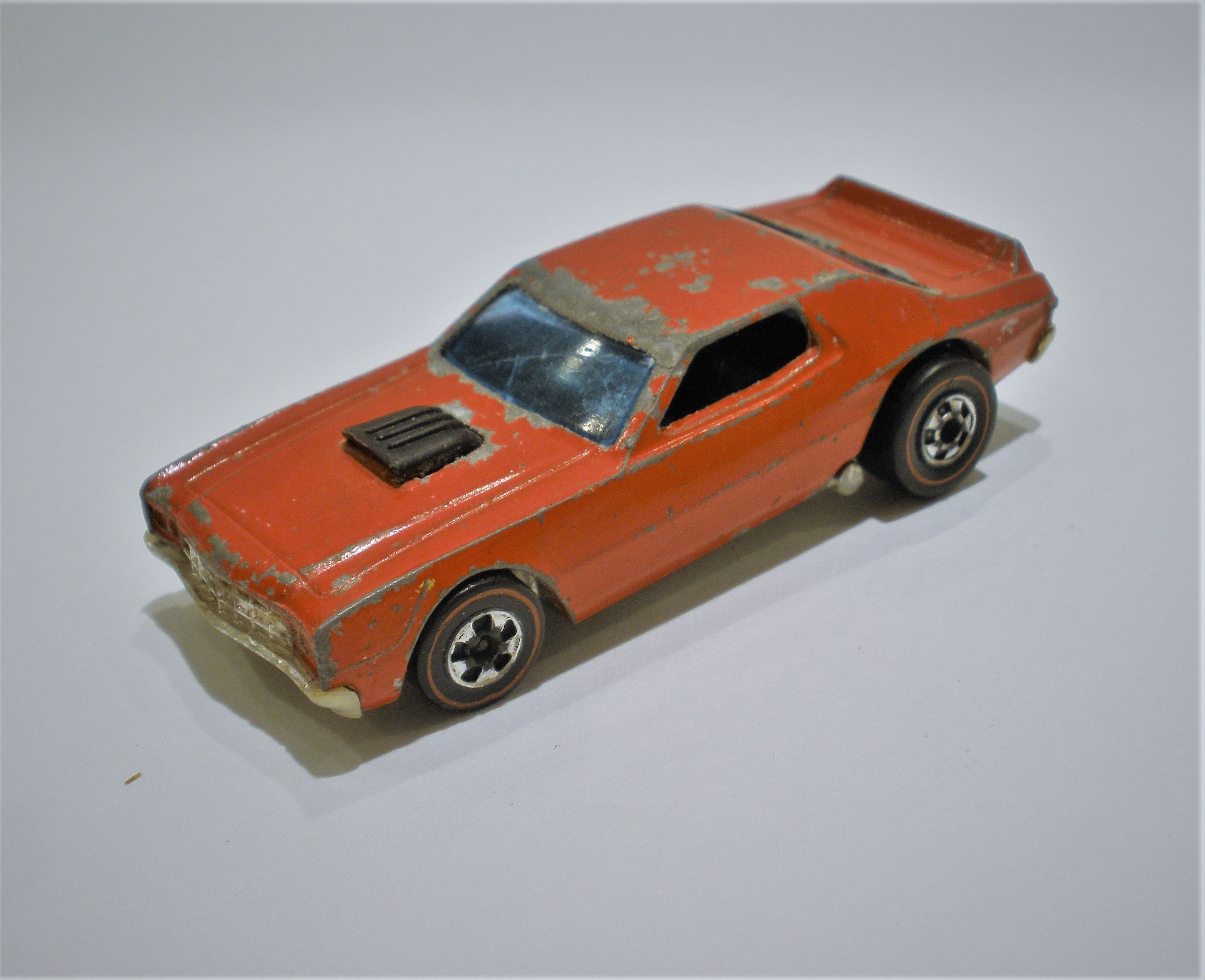 Vintage Hot Wheels Redline / Ford Torino Stocker / Red Enamel