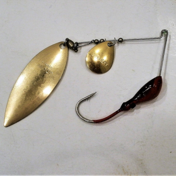 Vintage Spinnerbait Lure / Stanley Wedge / 1990's Logo  / Fresh or Saltwater Lure / All Original / Collectible / Great Gift Item / ON SALE