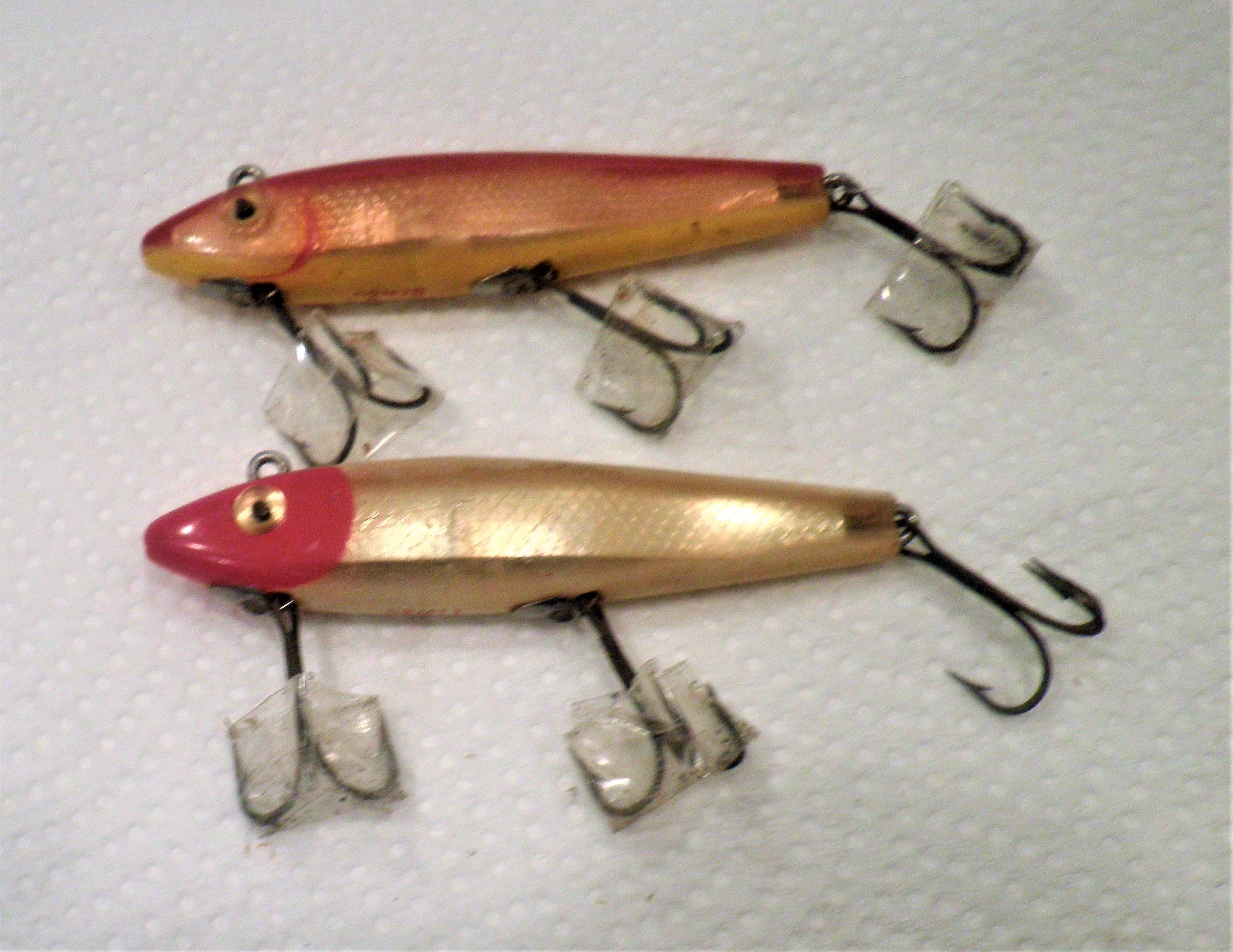 52m28 fishing lure 2 Vintage L & S Lures / Both Sinker Lures / First Issued 1950's / Neither  Have Been Used / Model 52M11 and 52M28 / Collectible / Gift Item