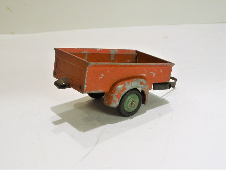 Vintage Meccano Trailer / Fab en France Made in France / Rubber Tires / All Metal and Complete / All Original / Collectible / Gift Item image 2