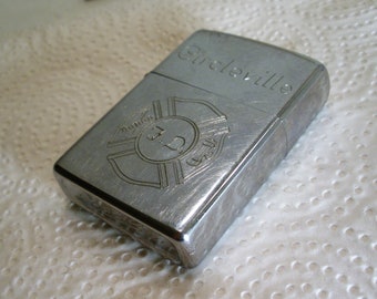 1977 ZIPPO Lighter / Circleville Volunteer Fire Dept. / Regular Men's Size / All Original & Checked / Very Collectible / Great Gift Item