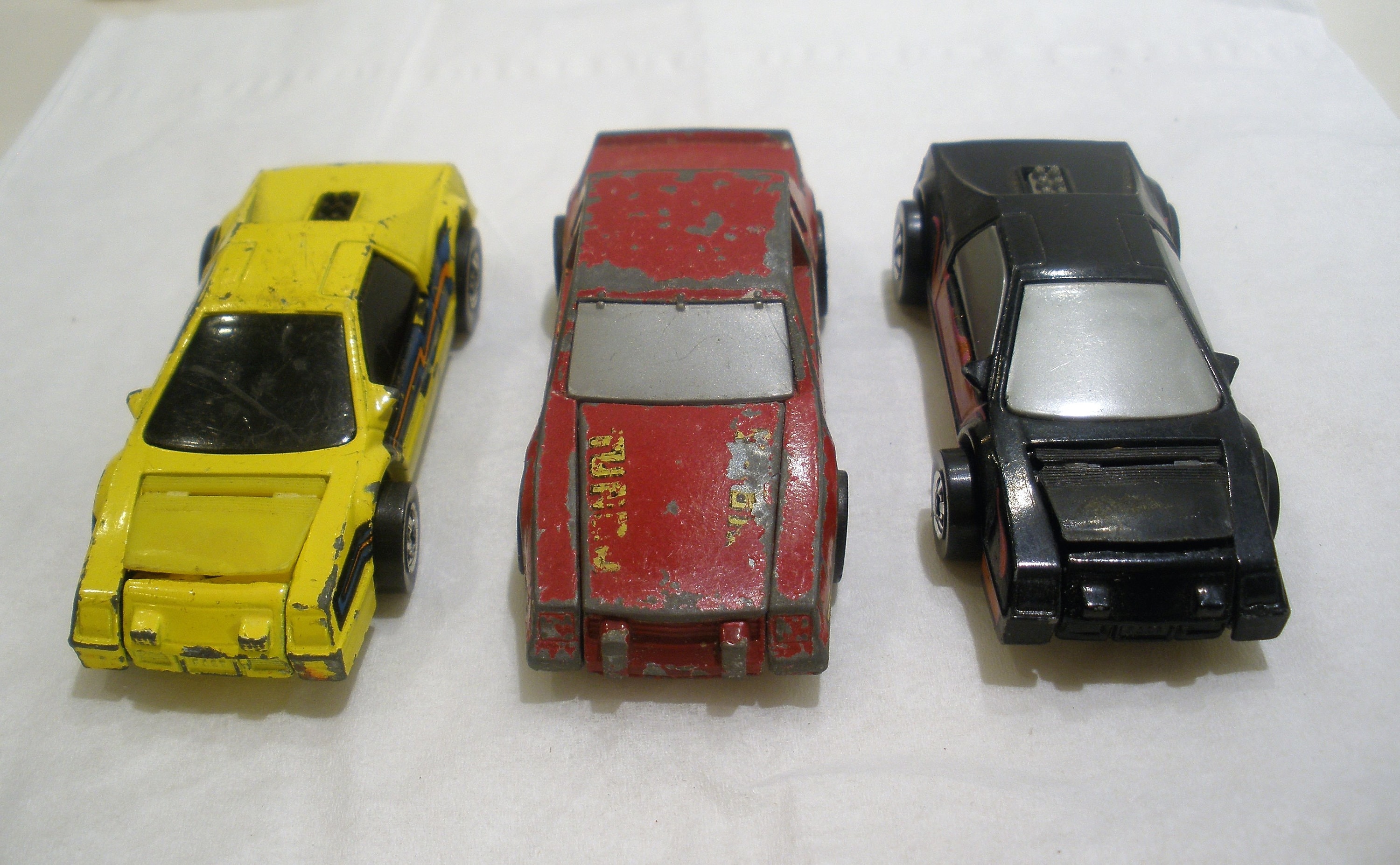 3 Vintage Hot Wheels / Crash Crack up Cars / Issued 1983 & 