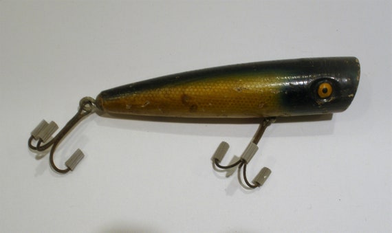 Vintage Popper Lure / Wood Lure / Surf Striper / Florida Baracuda Lure / Saltwater  Lure / All Original / 4 5/8 Lure / Collectible -  Sweden