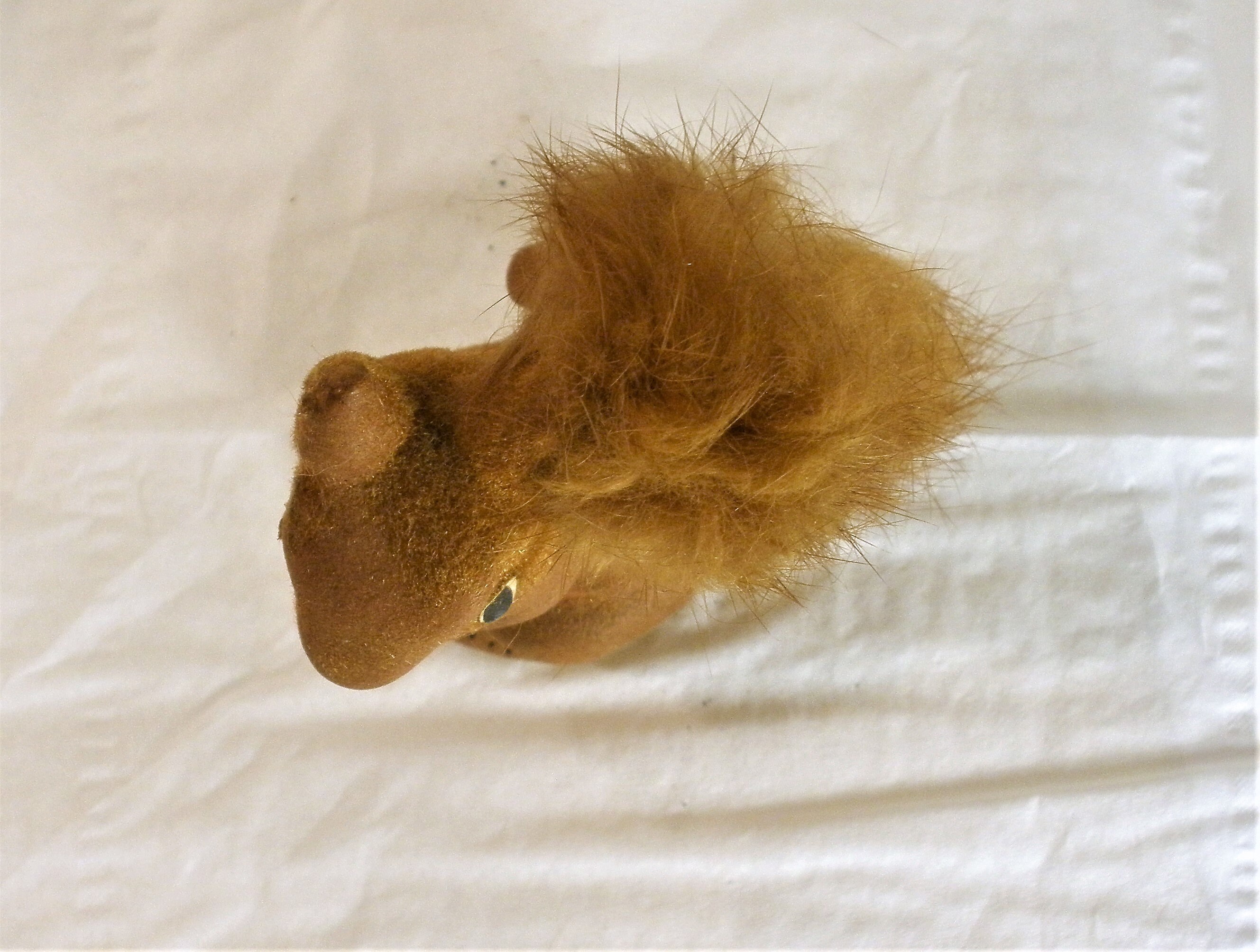 Vintage Wind Up Squirrel / Dancing Flocked Tin Toy / by Limmer Etsy