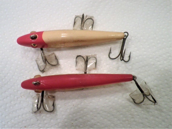 2 Vintage L & S Lures / Both Sinker Lures / First Issued 1950's