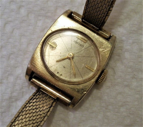 Vintage Women's Seiko Watch / 17 Jewel Wristwatch / Manual - Etsy UK