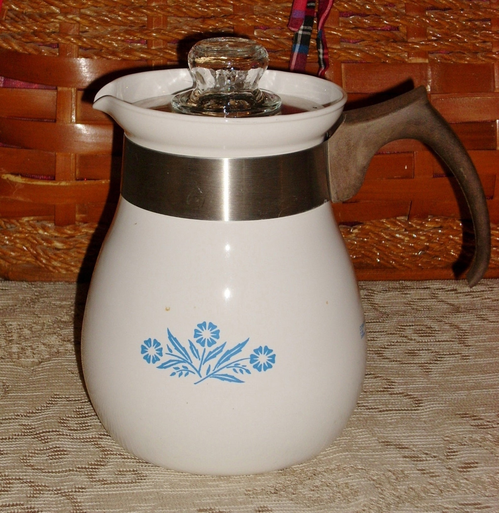 Vintage CORNING WARE Coffee Pot and parts Etsy