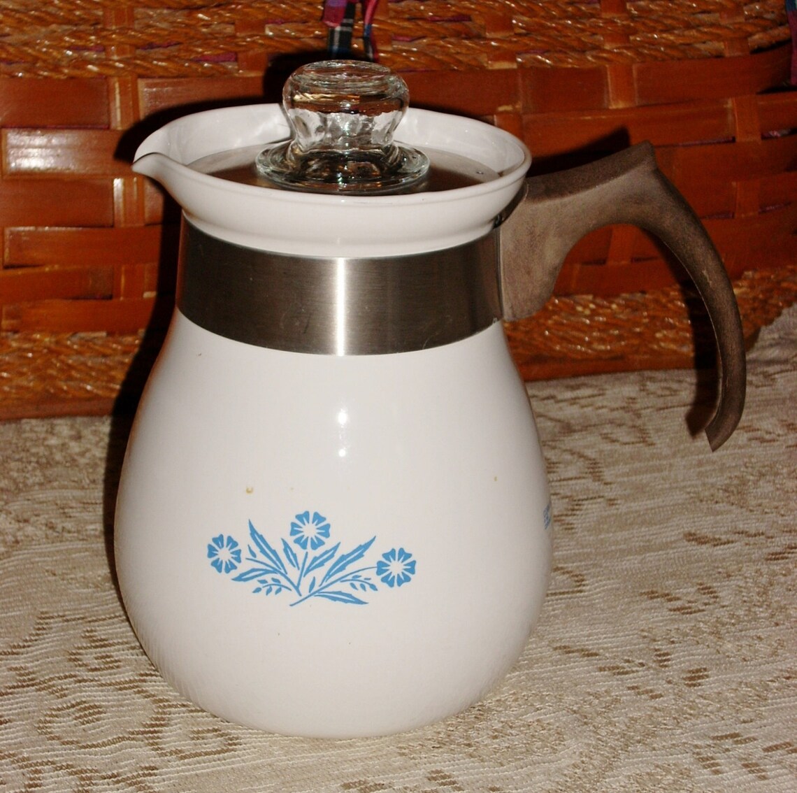 Vintage CORNING WARE Coffee Pot and parts Etsy