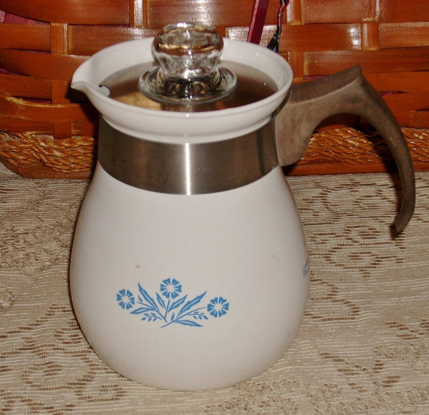 Vintage CORNING WARE Coffee Pot and parts Etsy