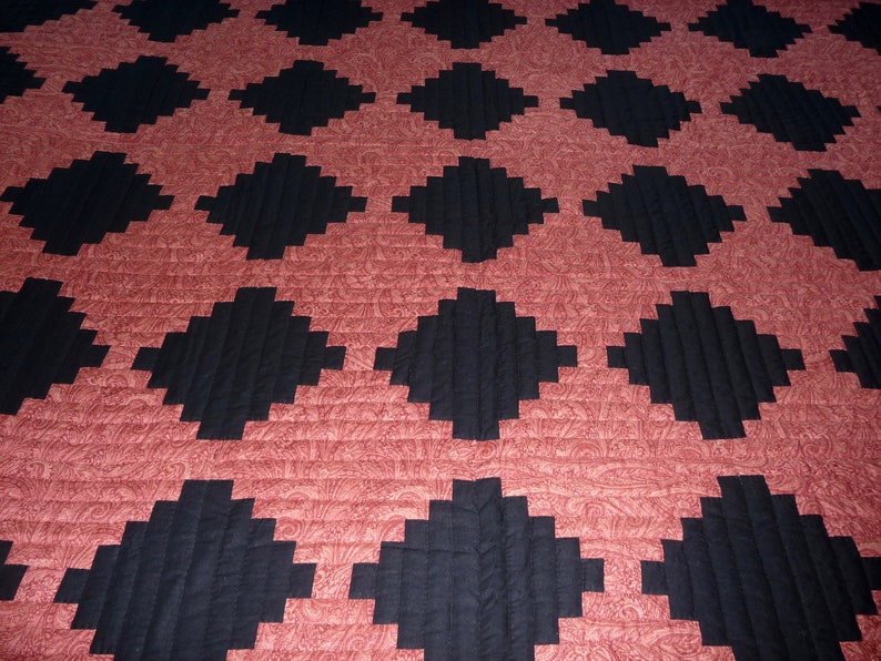 Amish Quilt for Sale Courthouse Steps Amish Quilt Amish King Quilt