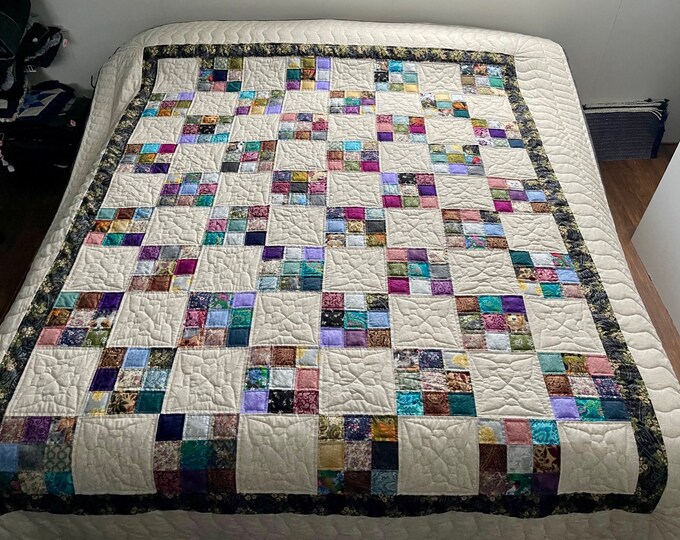 Amish Quilt for Sale 9 Patch Amish Quilt New Amish Quilt Amish Queen