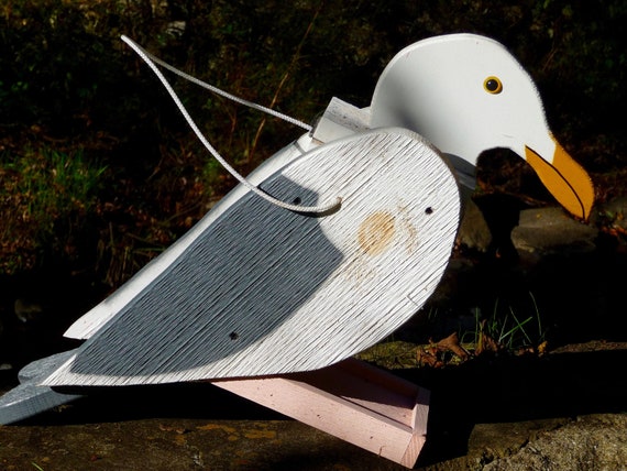 Bird Feeder Amish Made Seagull Etsy