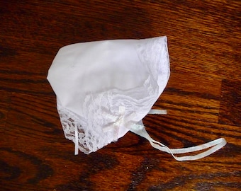 Baby Bonnet Handmade Amish Newborn Bonnet