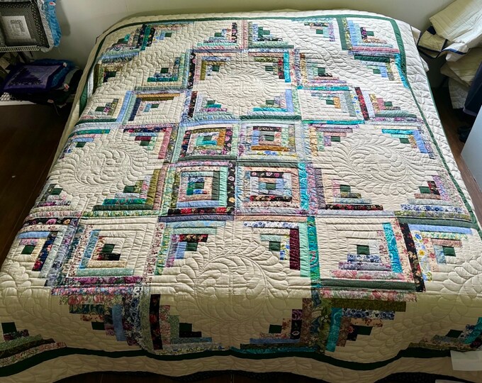 Amish Quilt for Sale Star Log Cabin Amish Quilt Pattern New Amish Queen