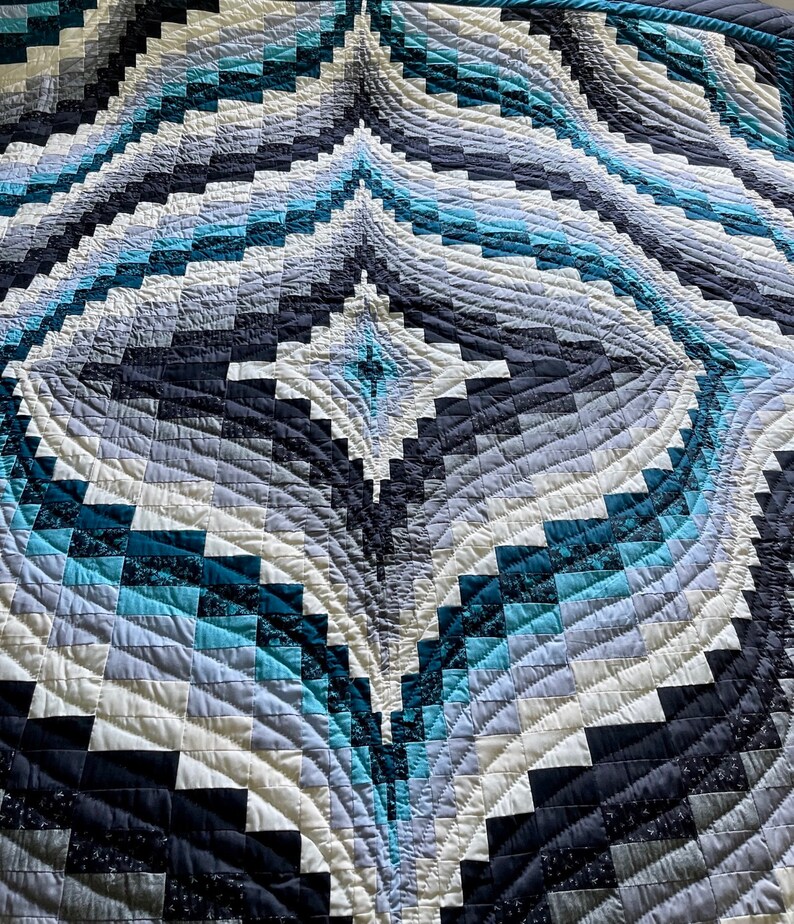 Amish Quilt for Sale Bargello Amish Quilt Pattern New Amish Etsy