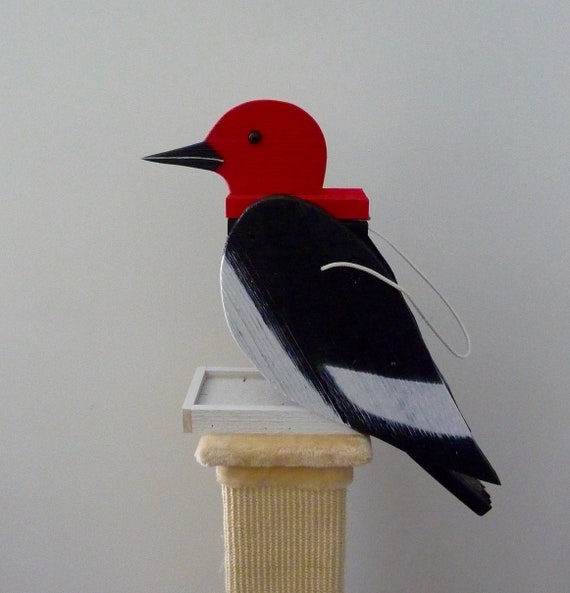 Bird Feeder Amish Made Woodpecker Etsy