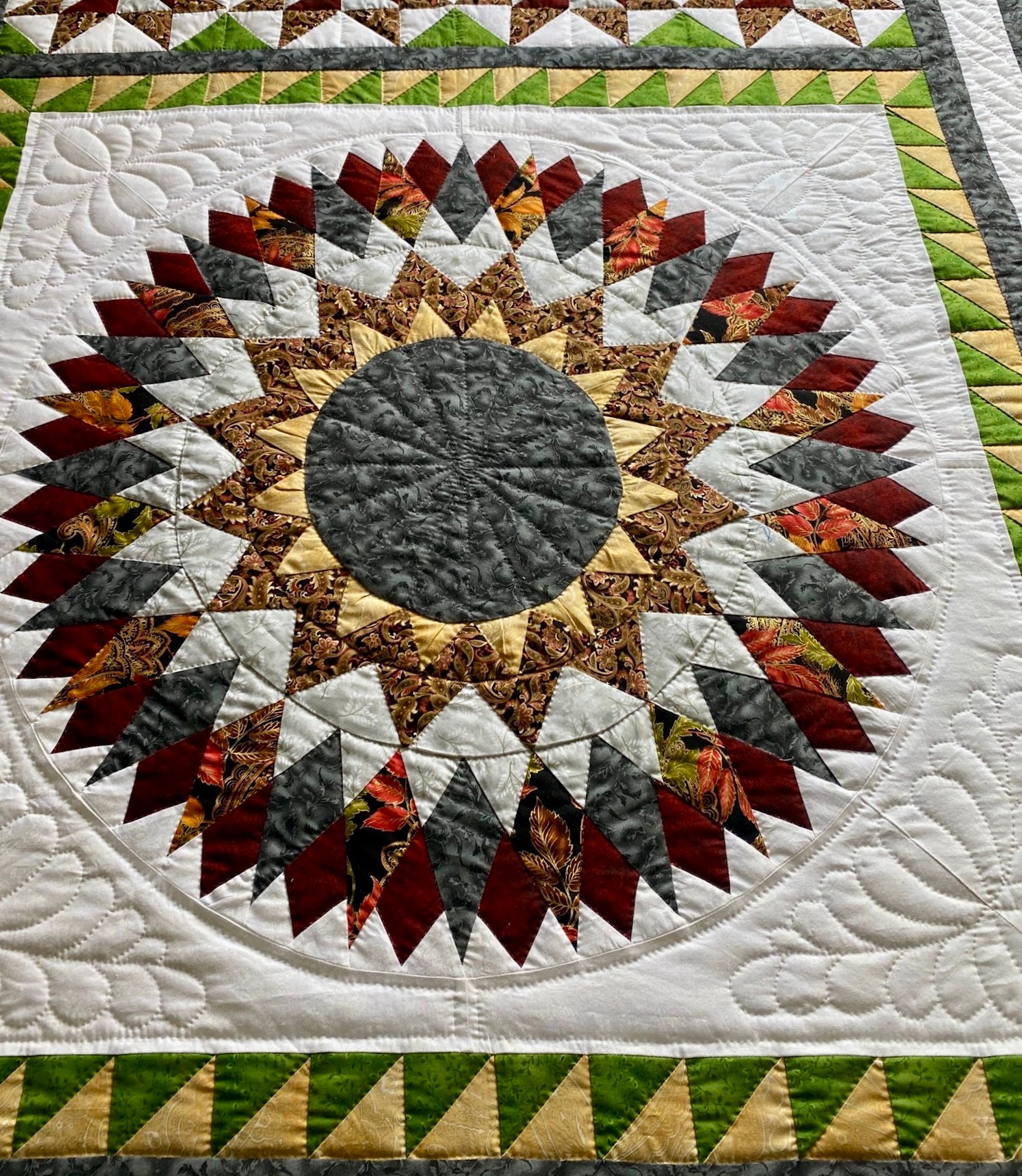 Amish Quilt for Sale Medallion Quilt Amish King Quilt Amish Etsy