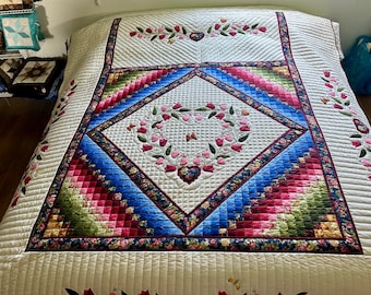 Amish Quilt for Sale Boston Common Amish Quilt New Amish Queen Quilt New Amish King Quilt