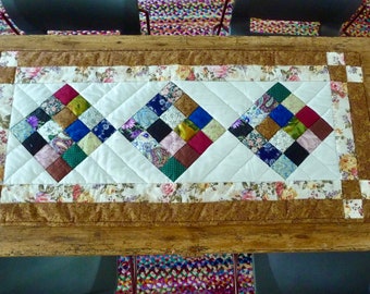 Amish Patchwork Table Runner for Sale