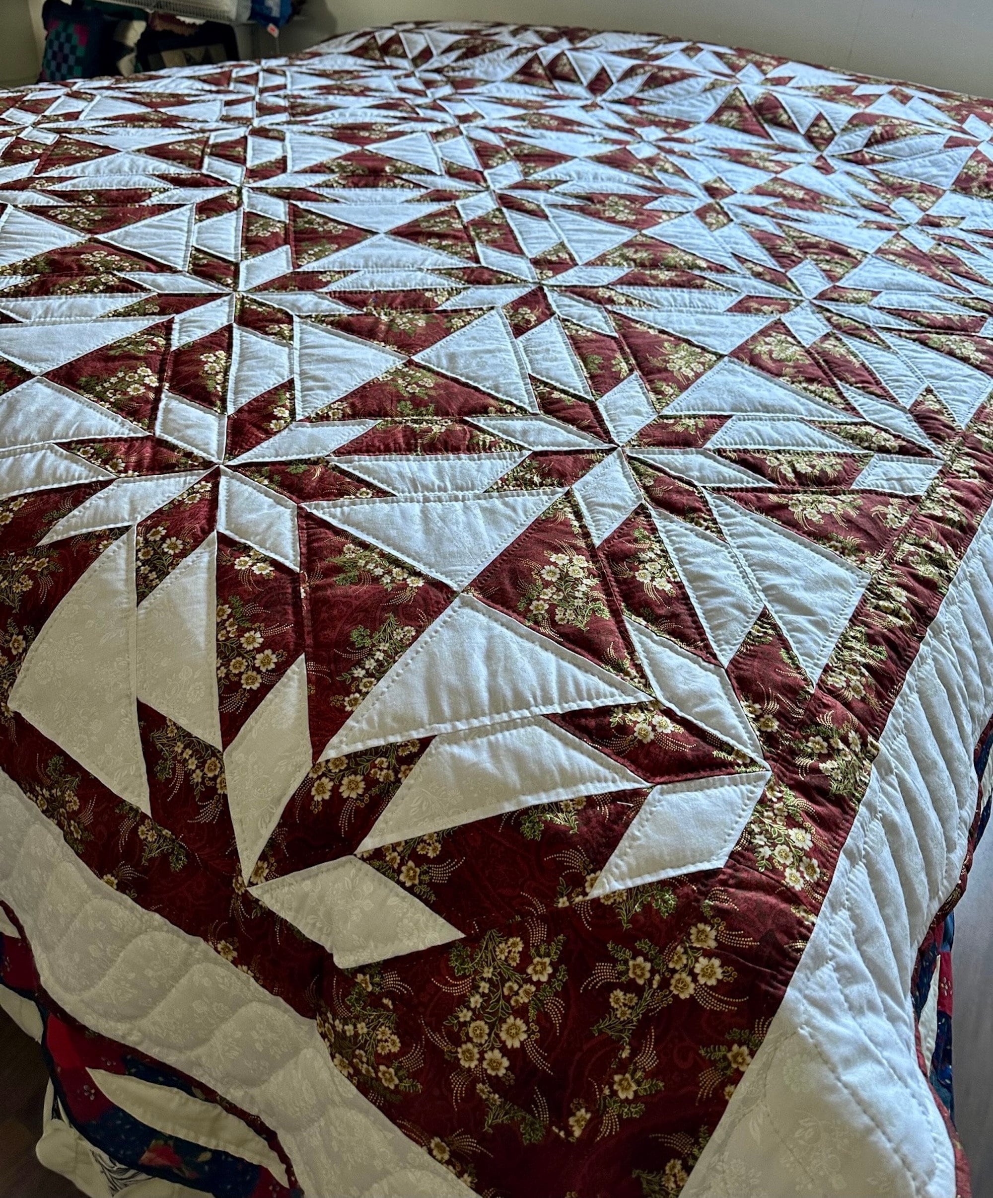 Amish Quilt for Sale Hunters Star Amish Quilt Amish King Quilt Amish