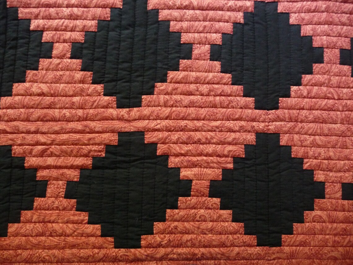 Amish Quilt for Sale Courthouse Steps Amish Quilt Amish King Quilt