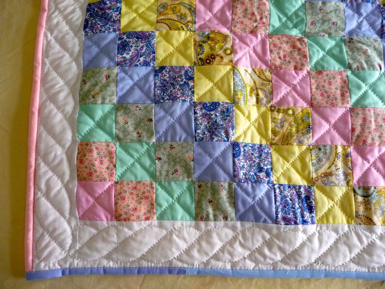 Amish Quilt For Sale Amish Baby Quilt Trip Around The Etsy