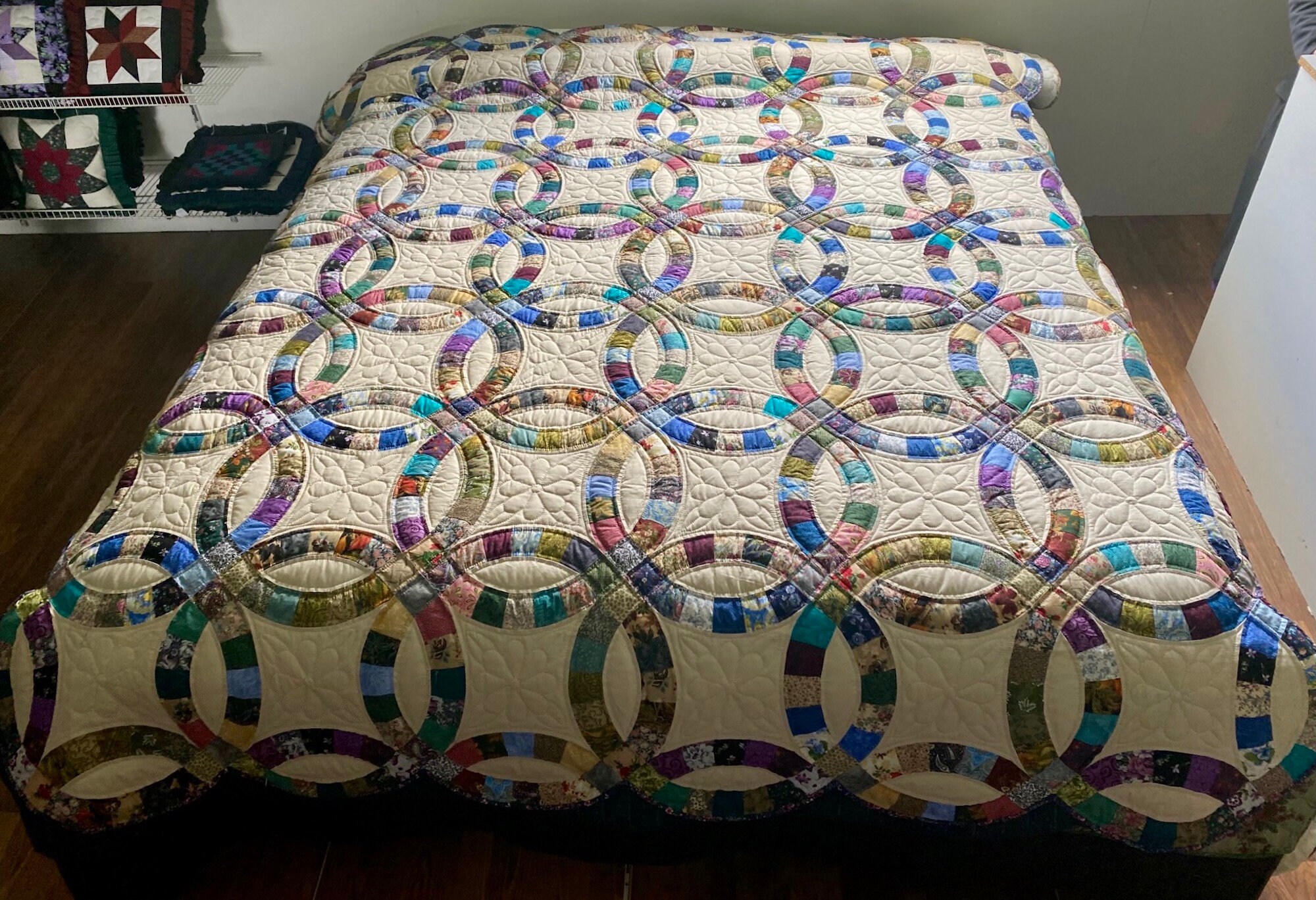 Amish Quilt for Sale Double Wedding Ring Amish Quilt New Amish Etsy