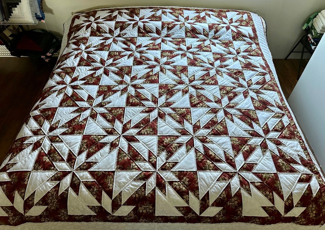 Amish Quilt for Sale Hunters Star Amish Quilt Amish King Quilt Amish