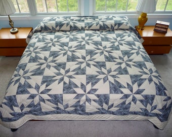 Amish Quilt for Sale Hunters Star Amish Quilt Amish King Quilt Amish Queen Quilt