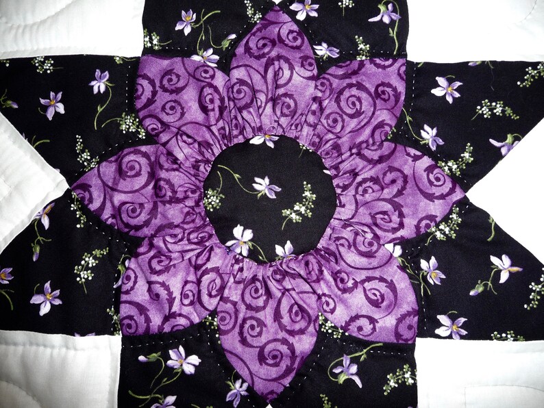 Table Runner Amish Table Runner for Sale Star Dahlia Pattern Etsy