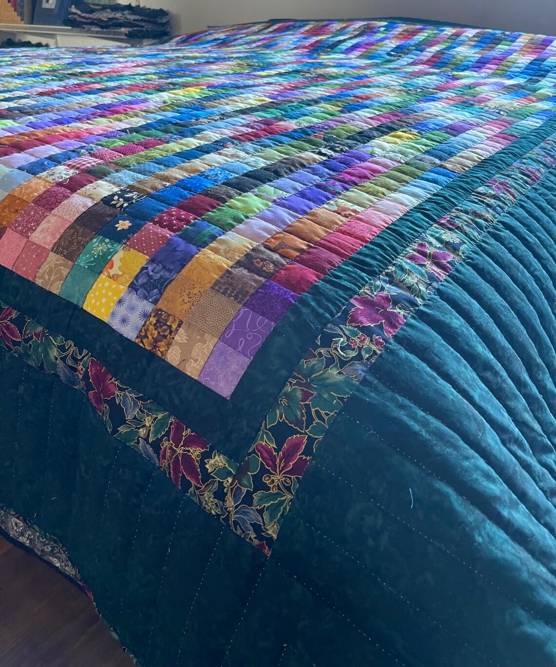 Amish Patchwork Quilt for Sale New Amish King or Queen Quilt Etsy