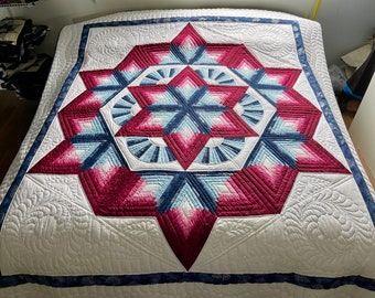 Amish Quilt for Sale Broken Star New Amish King Quilt
