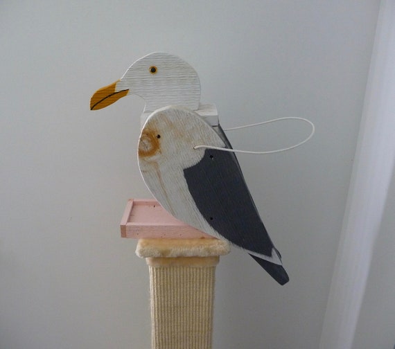 Bird Feeder Amish Made Seagull Etsy