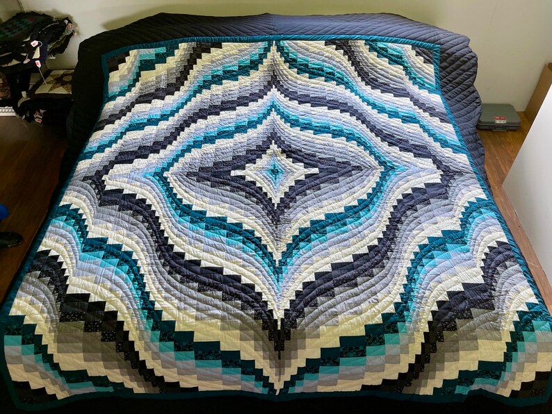 Amish Quilt for Sale Bargello Amish Quilt Pattern New Amish Etsy