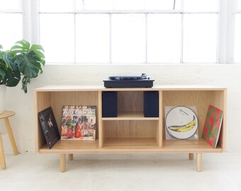 Plywood Record Storage | Minimalist Record Cabinet |
