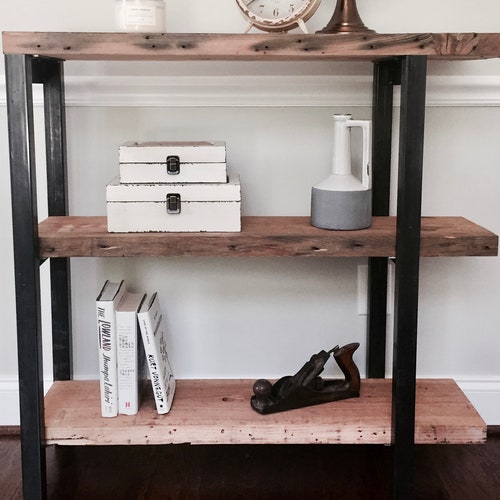 The MADISON Reclaimed Wood Bookshelf Etsy