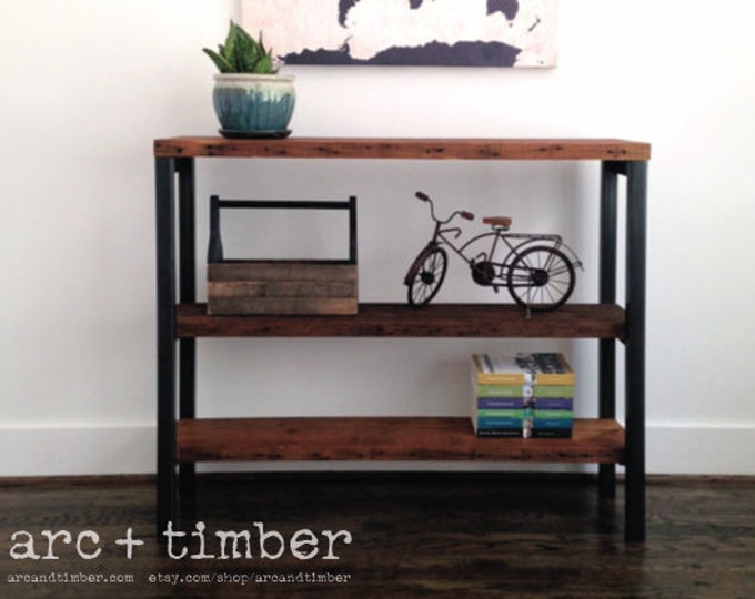 The MADISON Reclaimed Wood Bookshelf Etsy