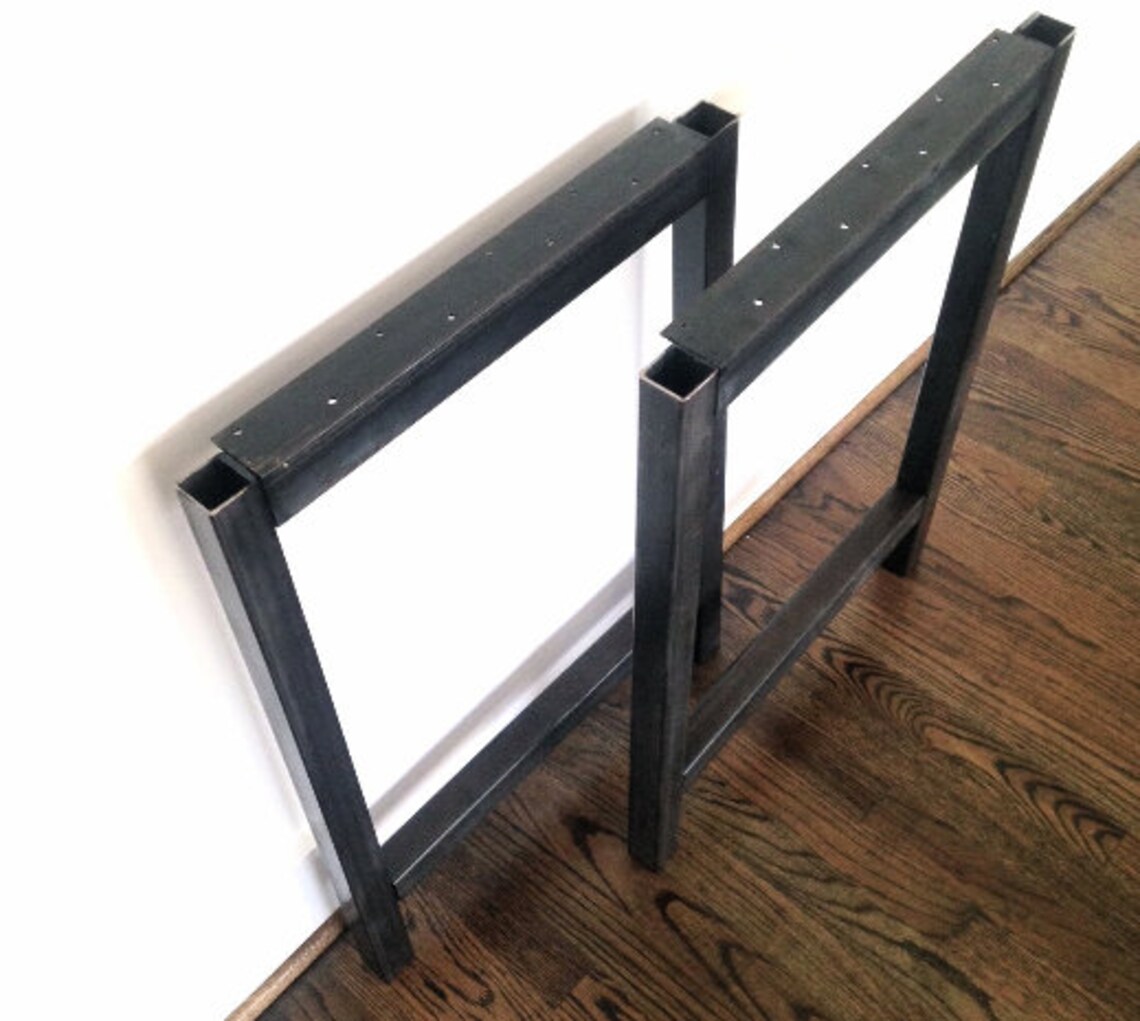 Set of Metal DESK FRAME Legs Made to Order Etsy