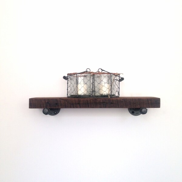 Reclaimed Wood Wall Shelf