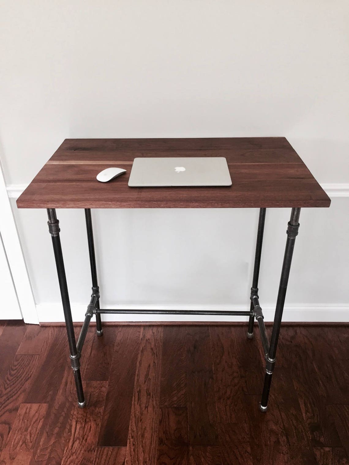 The WESLEY Reclaimed Wood Standing Desk Etsy