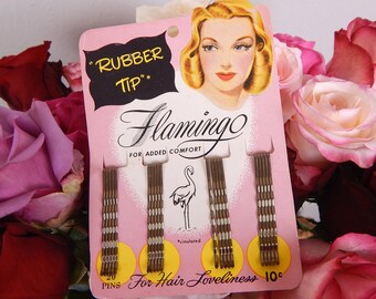 Flamingo Bobby Pins Etsy