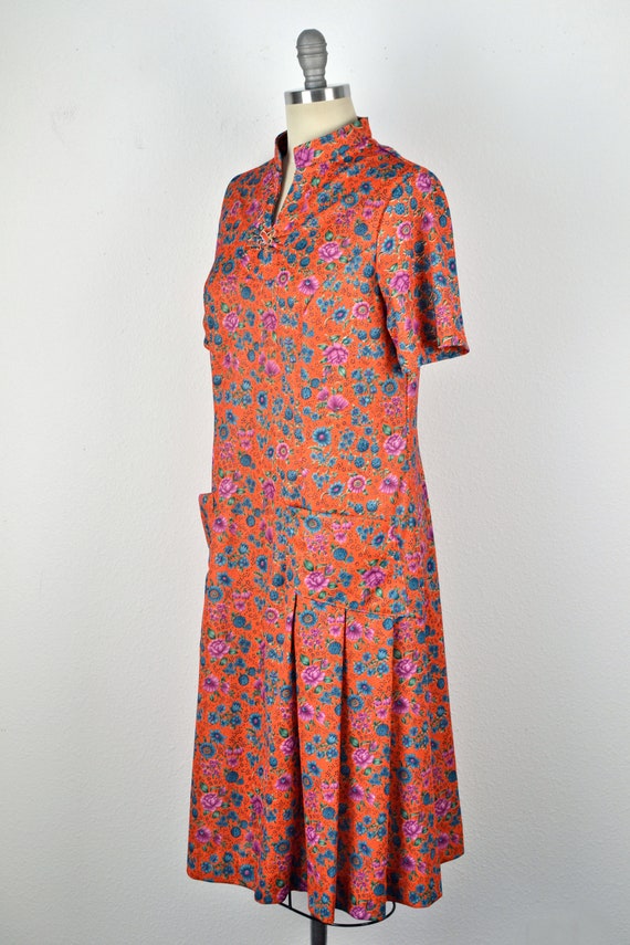 Women's Vintage 60s 70s Montgomery Ward Bright Or… - image 3