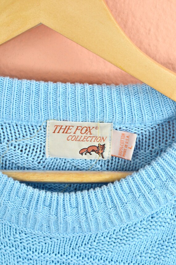Men's Vintage 80s The Fox Collection 100% Cotton … - image 8