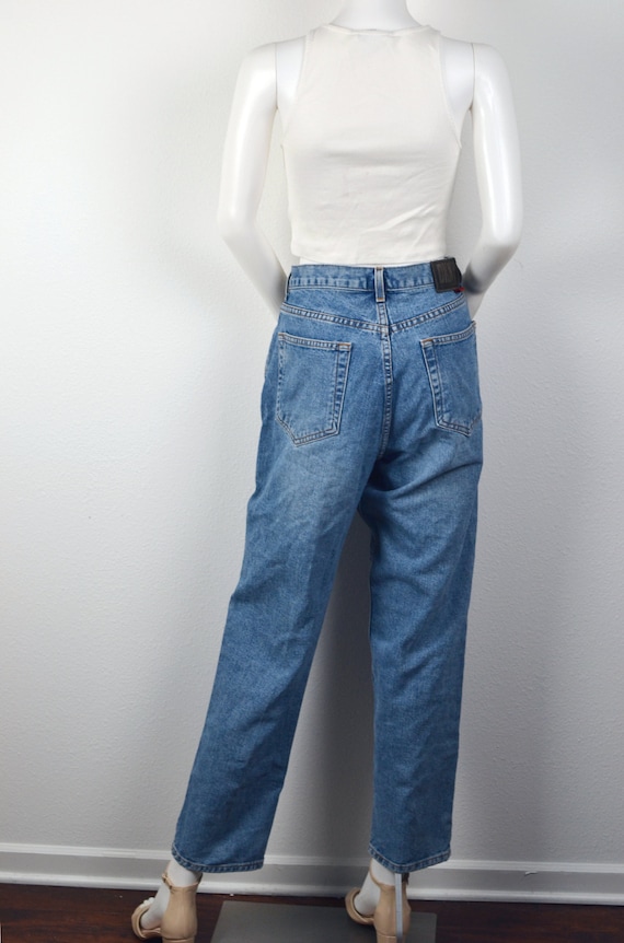 Women's Vintage 90s Y2K DKNY High Rise Waist Medi… - image 4