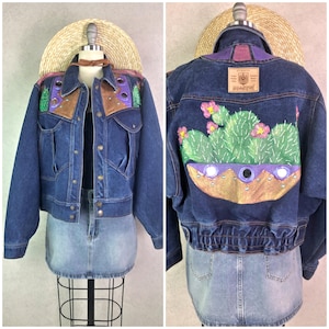 80s Flower Jacket - Etsy