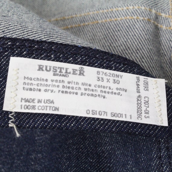 Vintage New With Tags - Rustler Boot Jeans - 1980… - image 5