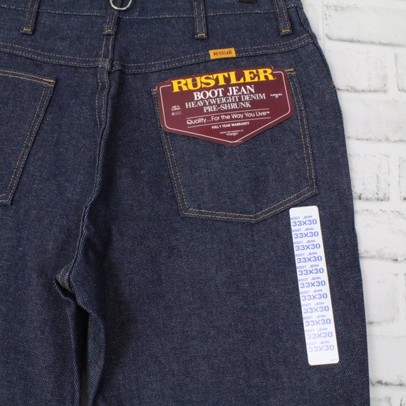 Vintage New With Tags - Rustler Boot Jeans - 1980… - image 3